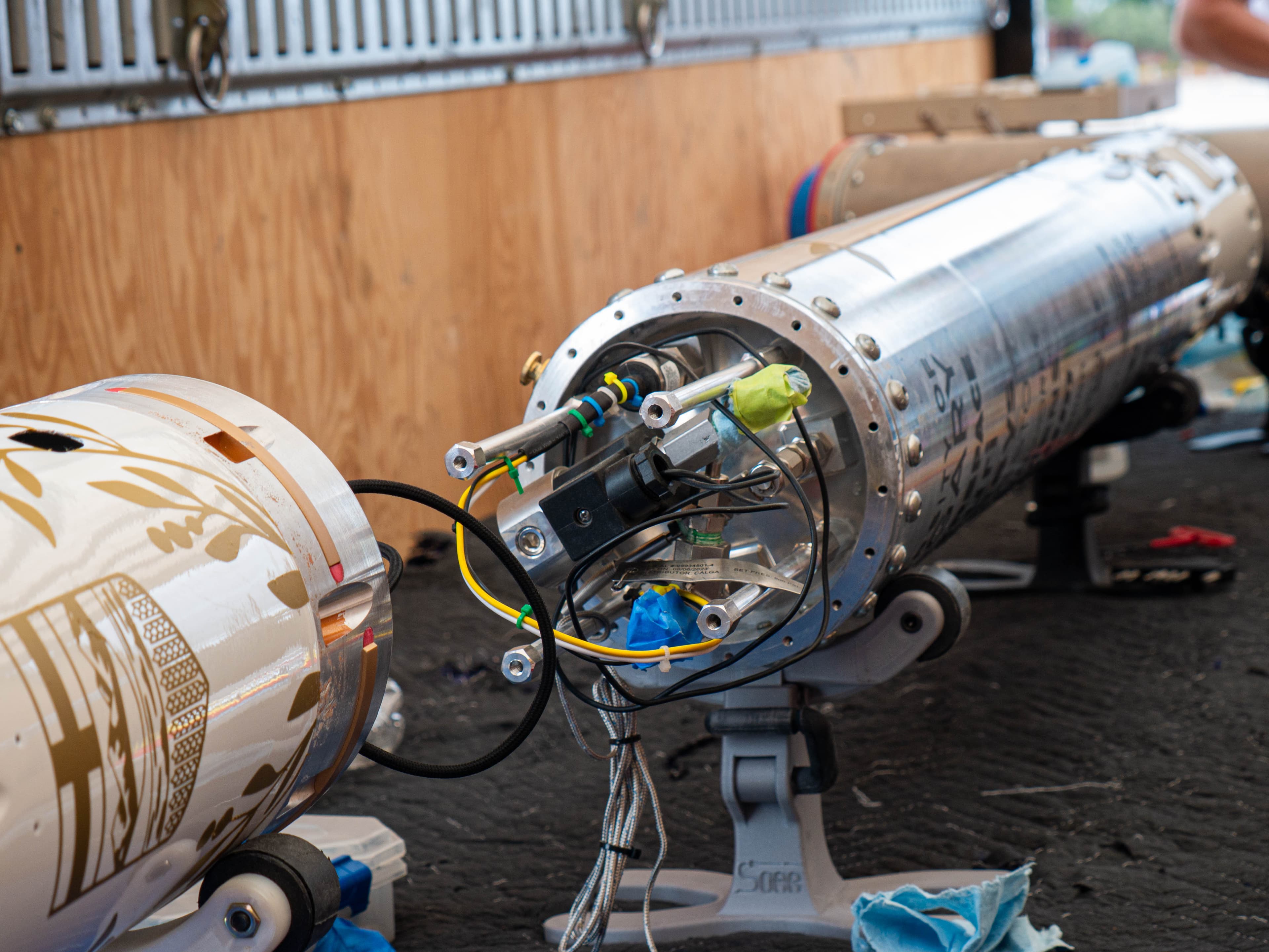 Integrated SOAR rocket systems combining mechanical components, electronics, and flight hardware